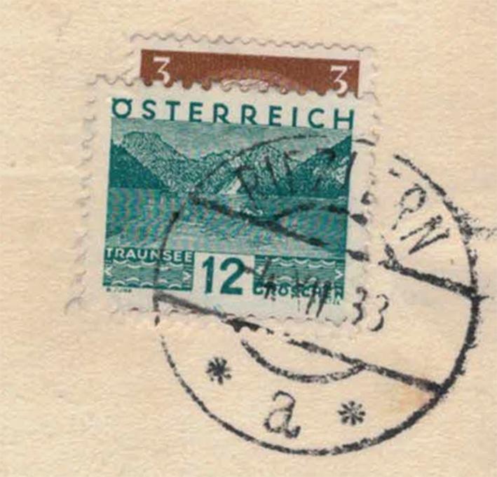 Riezlern - Stempel 1933