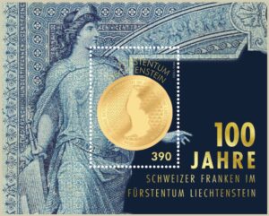 100 Jahre CHF-briefmarke